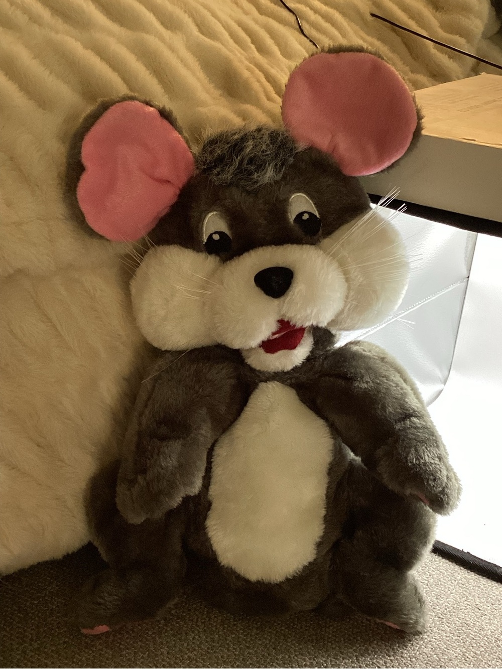 Whiskers the Mouse, a 16-inch full-body hand puppet